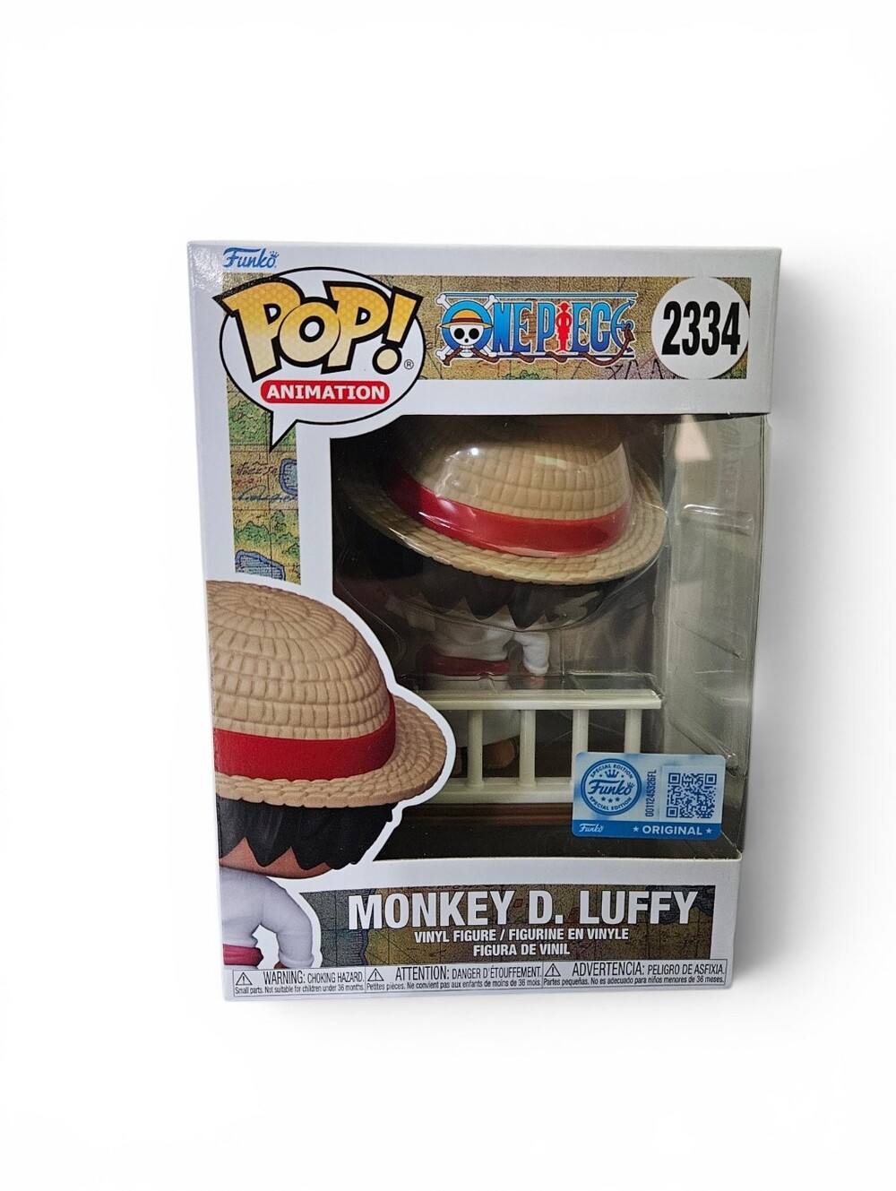 Funko Monkey D. Luffy Pop! Vinyl Figure — Straw Hat with Red Band EE Exclusive